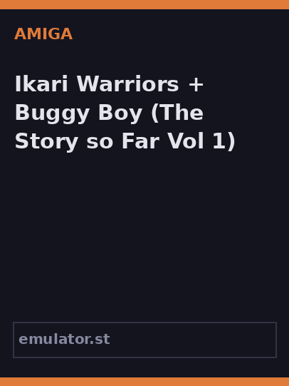 Ikari Warriors + Buggy Boy