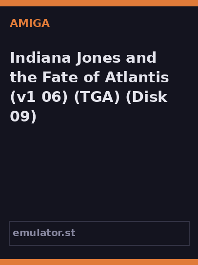 Indiana Jones and the Fate of Atlantis
