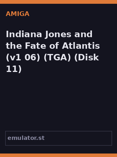 Indiana Jones and the Fate of Atlantis