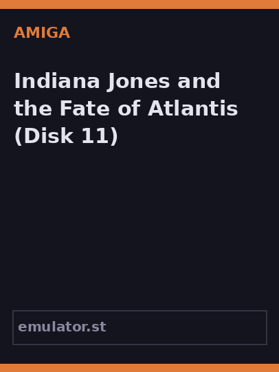 Indiana Jones and the Fate of Atlantis