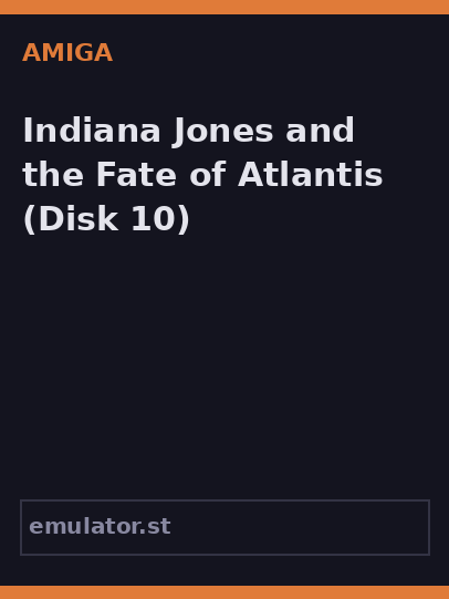 Indiana Jones and the Fate of Atlantis