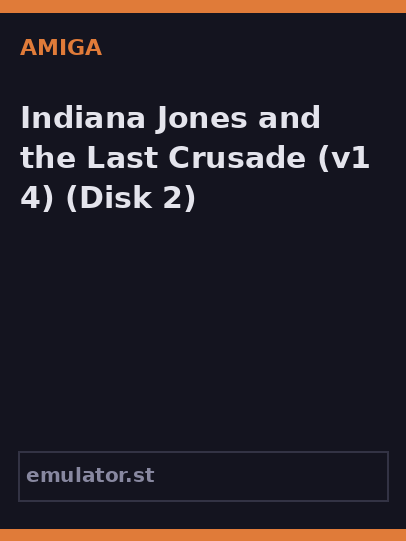 Indiana Jones and the Last Crusade