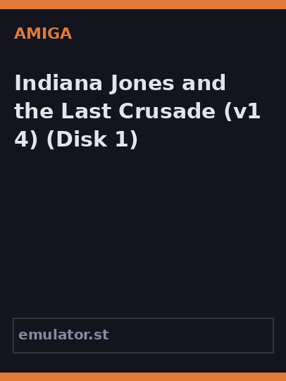 Indiana Jones and the Last Crusade