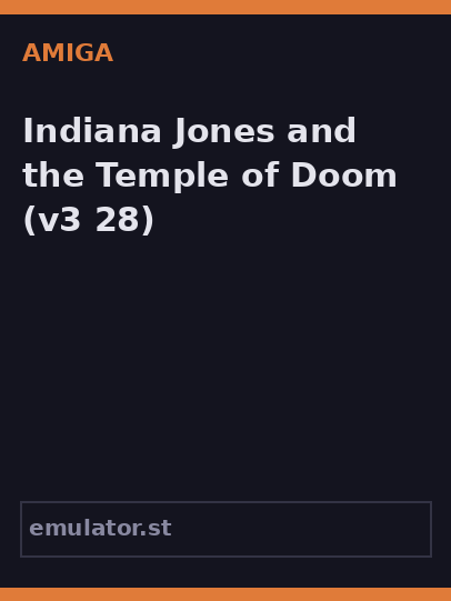 Indiana Jones and the Temple of Doom
