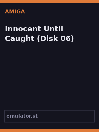 Innocent Until Caught