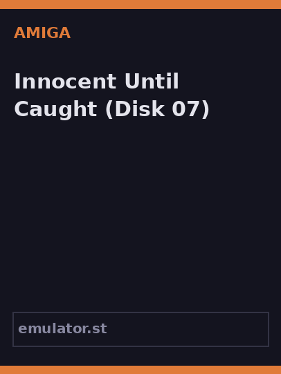 Innocent Until Caught