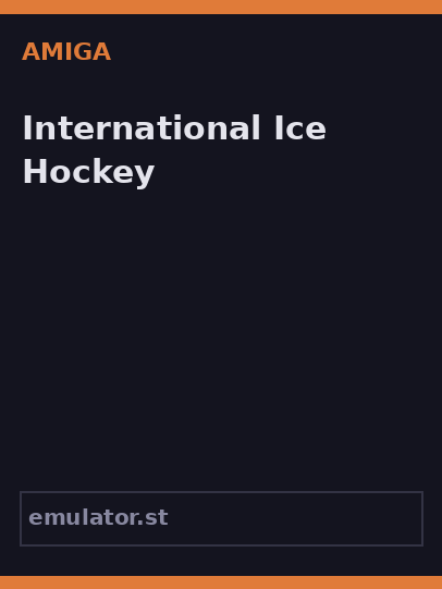 International Ice Hockey