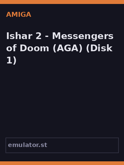Ishar 2 - Messengers of Doom
