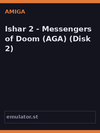 Ishar 2 - Messengers of Doom