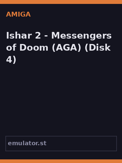 Ishar 2 - Messengers of Doom