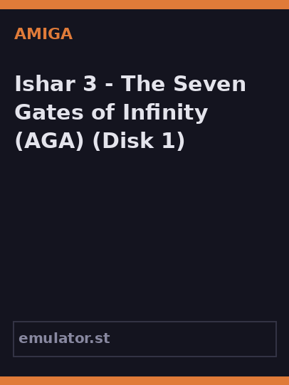 Ishar 3 - The Seven Gates of Infinity