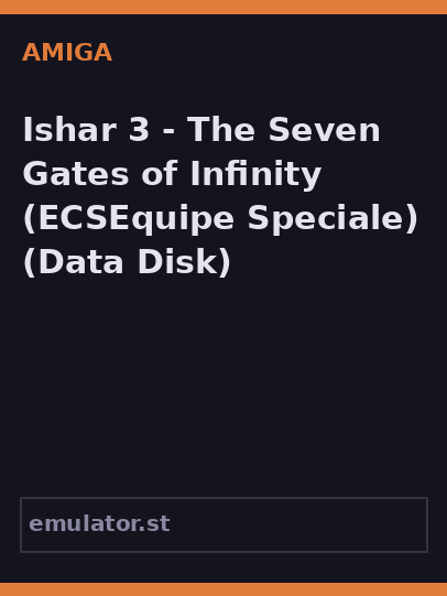 Ishar 3 - The Seven Gates of Infinity