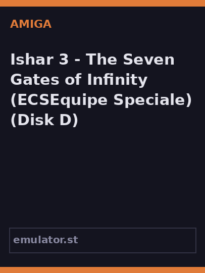 Ishar 3 - The Seven Gates of Infinity