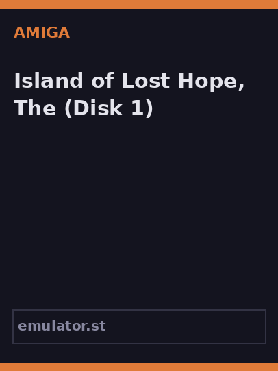 Island of Lost Hope, The