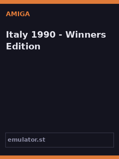 Italy 1990 - Winners Edition