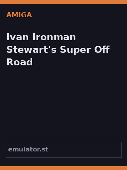Ivan Ironman Stewart's Super Off Road
