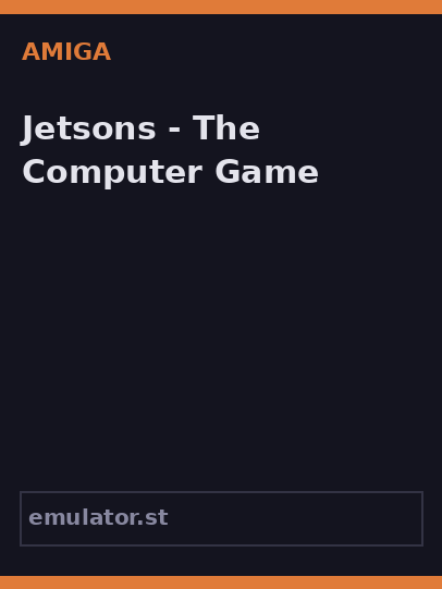 Jetsons - The Computer Game