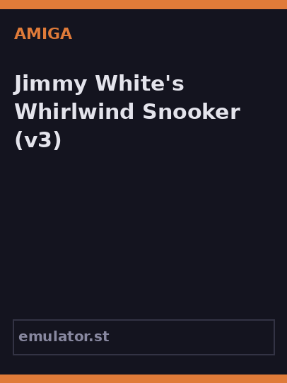 Jimmy White's Whirlwind Snooker