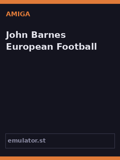 John Barnes European Football