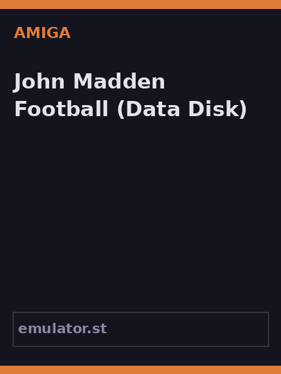 John Madden Football