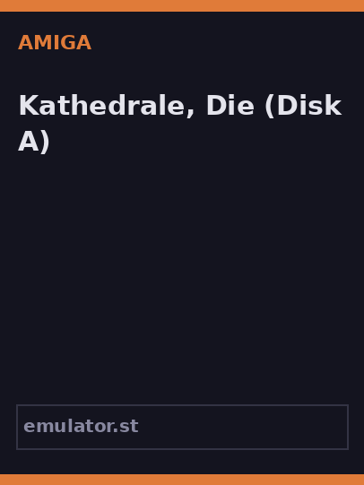 Kathedrale, Die