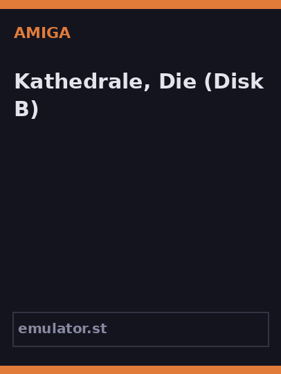 Kathedrale, Die