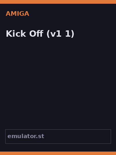 Kick Off