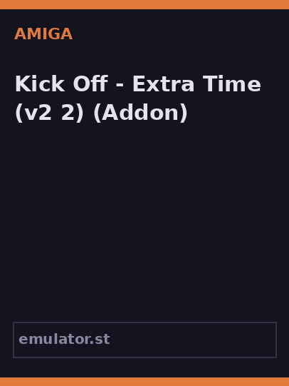 Kick Off - Extra Time