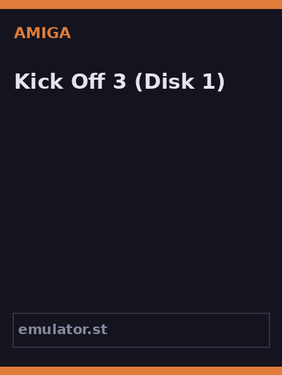 Kick Off 3