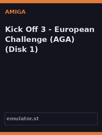 Kick Off 3 - European Challenge