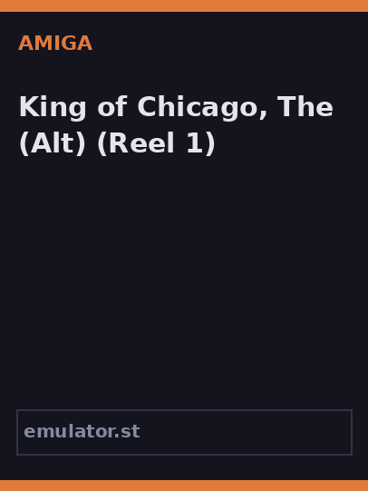 King of Chicago, The