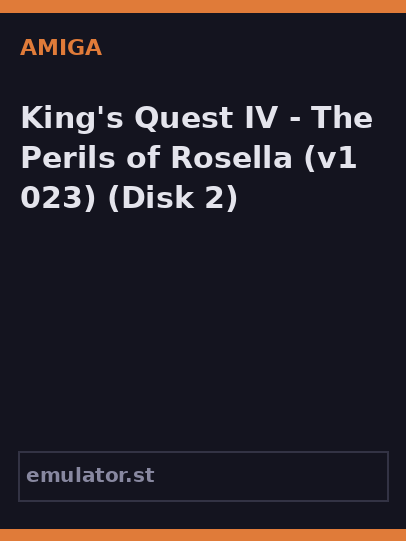 King's Quest IV - The Perils of Rosella