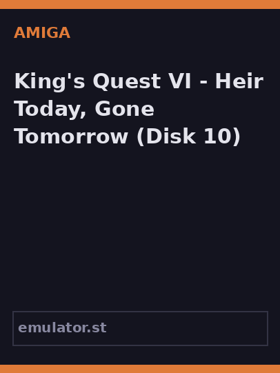 King's Quest VI - Heir Today, Gone Tomorrow