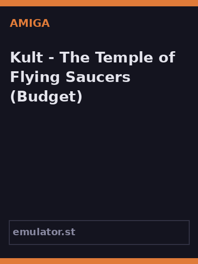 Kult - The Temple of Flying Saucers