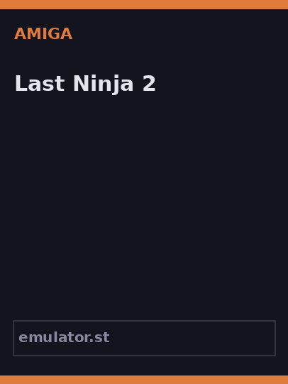 Last Ninja 2