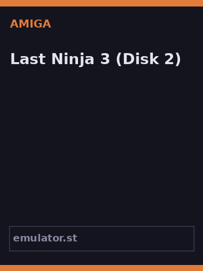 Last Ninja 3