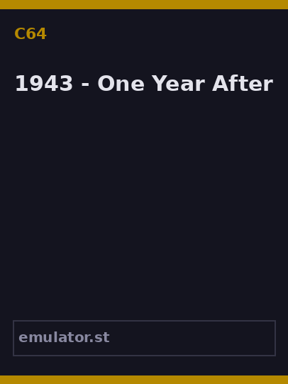 1943 - One Year After