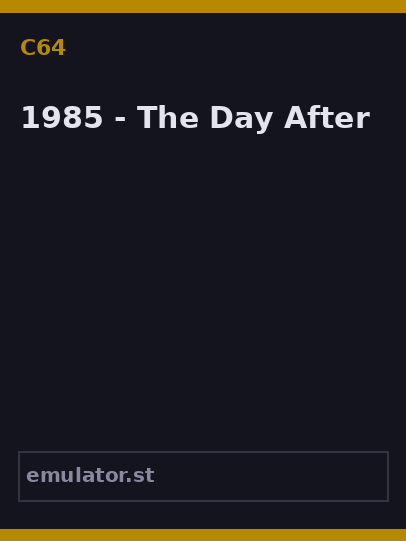 1985 - The Day After