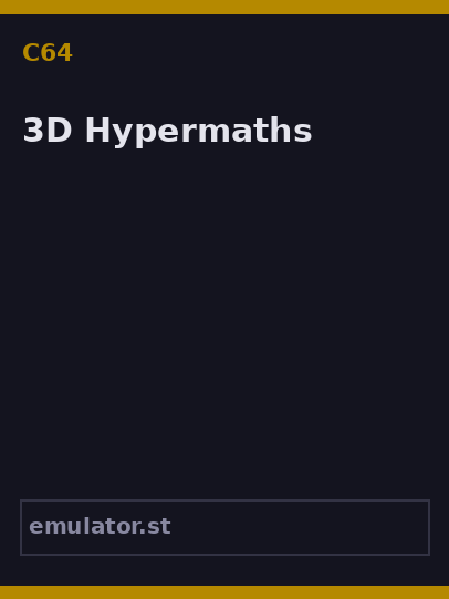 3D Hypermaths