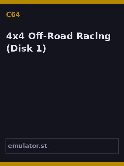 4x4 Off-Road Racing
