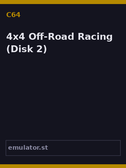 4x4 Off-Road Racing