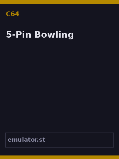 5-Pin Bowling