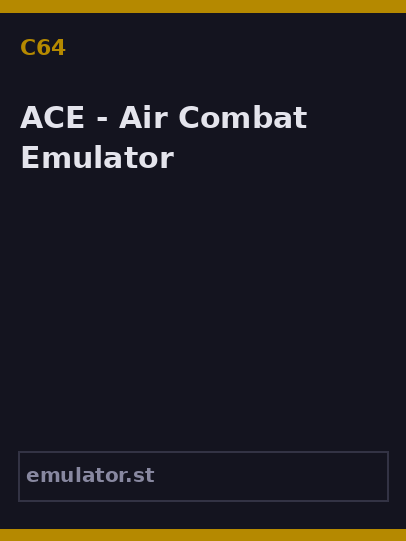 ACE - Air Combat Emulator