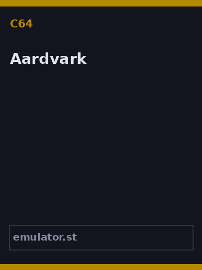 Aardvark