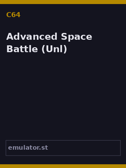 Advanced Space Battle