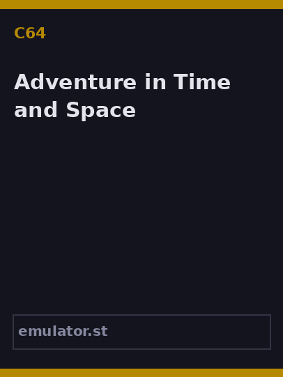 Adventure in Time and Space