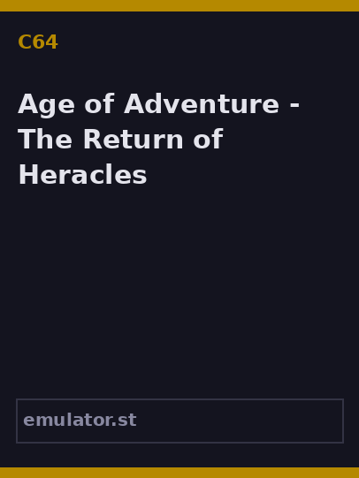 Age of Adventure - The Return of Heracles
