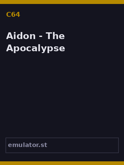 Aidon - The Apocalypse