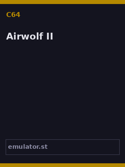 Airwolf II