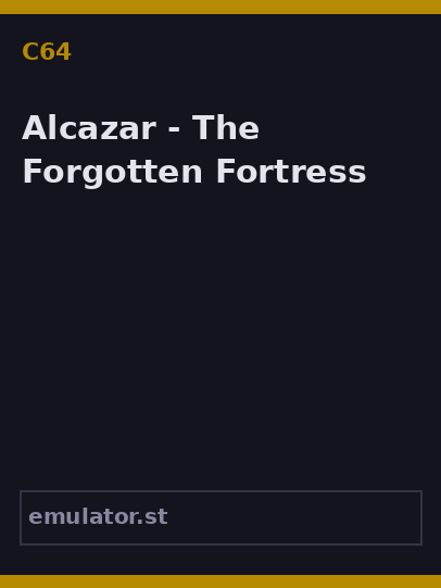 Alcazar - The Forgotten Fortress